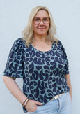 T-shirt Ida schnittmuster von Konfetti Patterns kurzärmlig