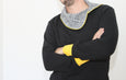 Männerkragenhoodie