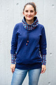 Kragenhoodie für Damen