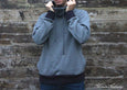 Männerkragenhoodie
