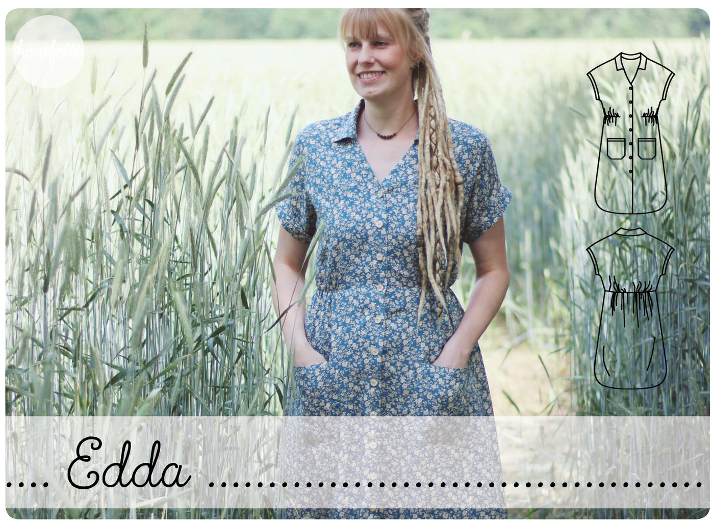 Edda Konfetti Patterns Schnittmuster
