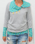 Kragenhoodie für Damen