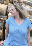 Shirt mit Raffung Schnittmuster