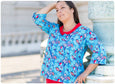 Bubikragen-Shirt von Konfetti Patterns