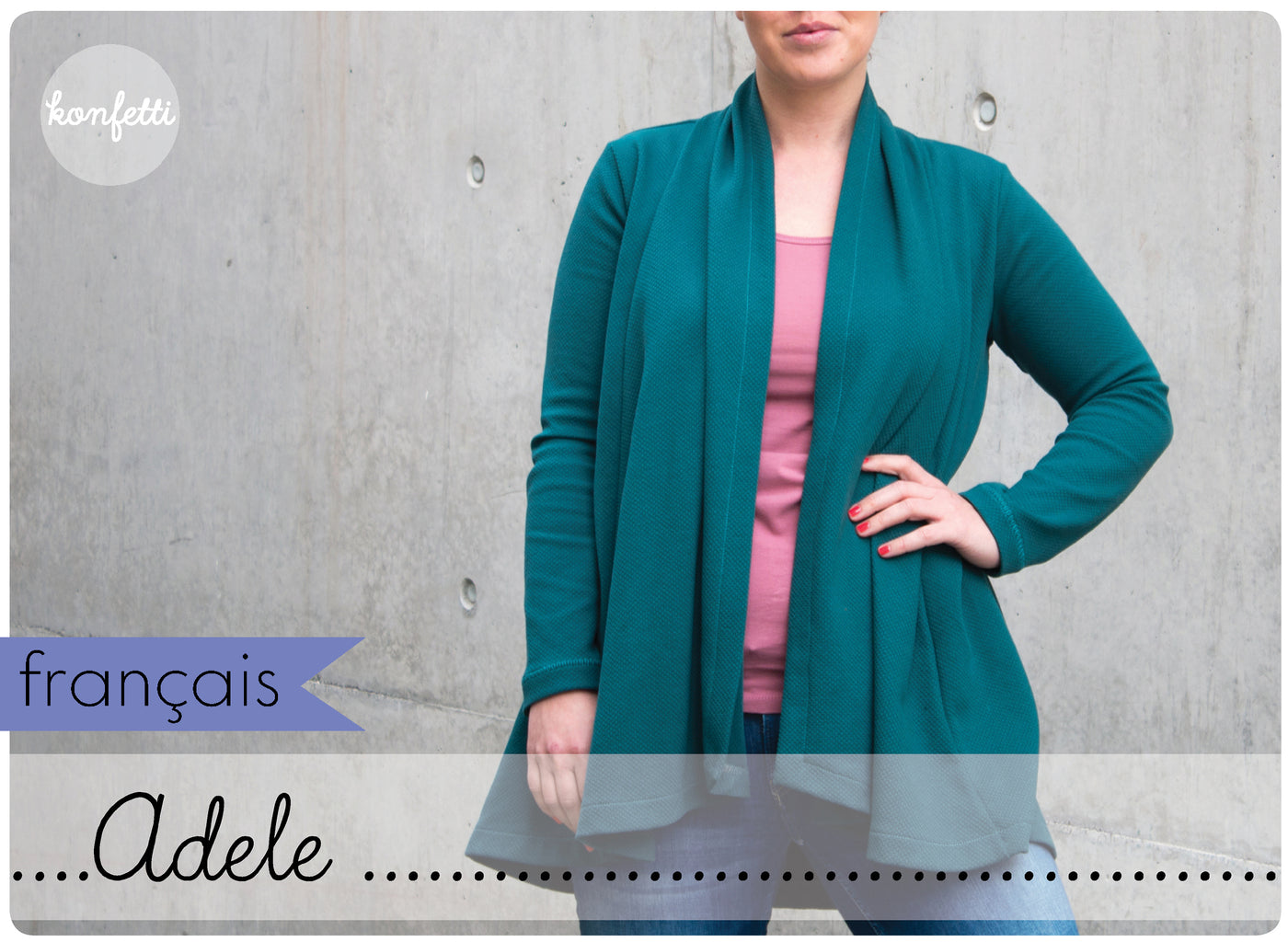Adele - patron de couture de Konfetti Patterns
