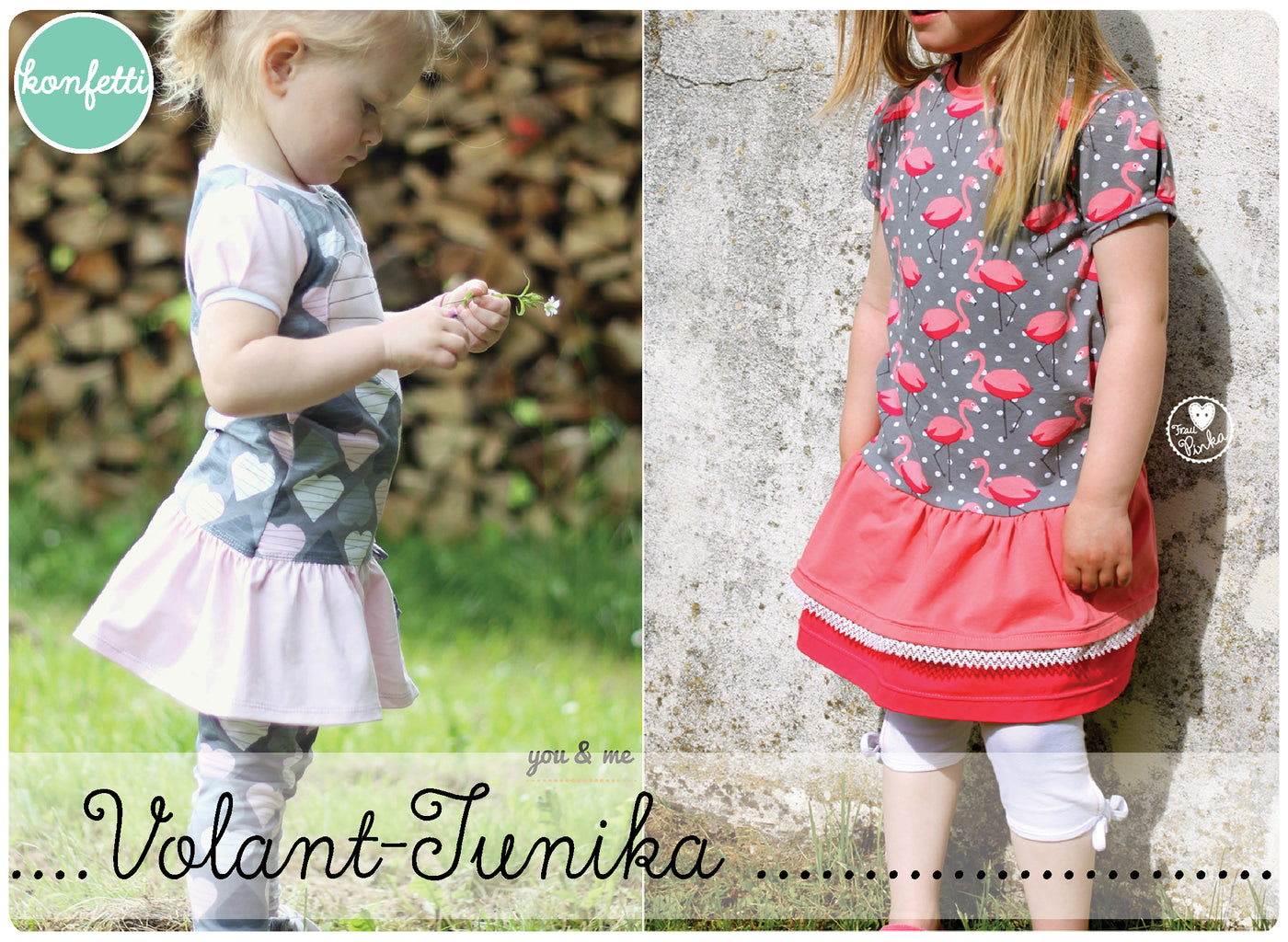 Konfetti Paterns Mädchenkleid