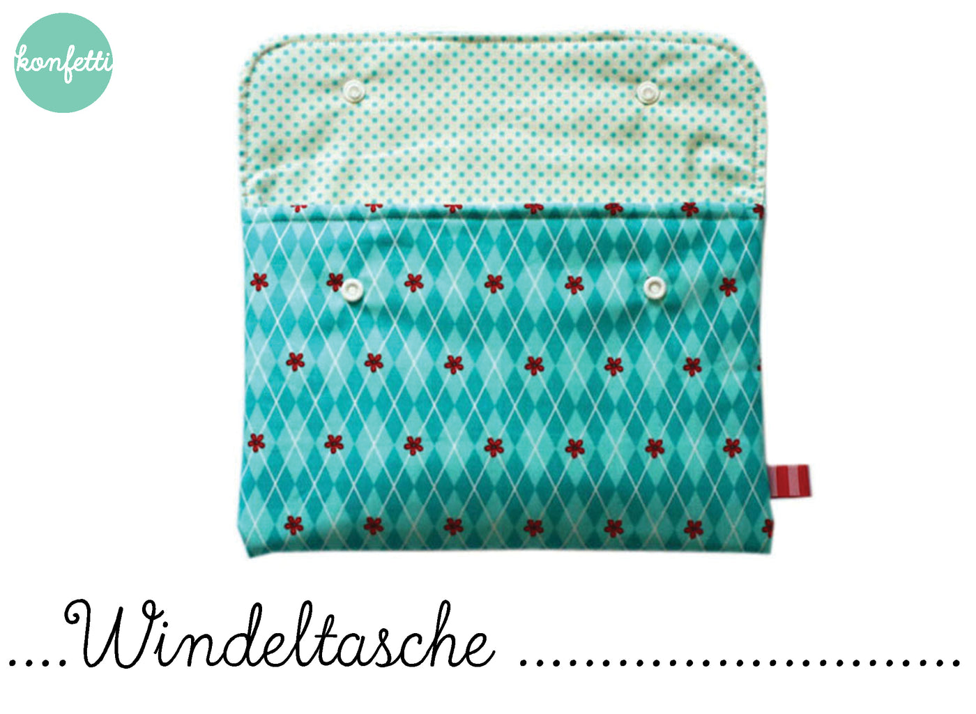 konfetti patterns windeltasche 1
