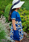 kinderkleid mit großen Taschen hanni konfetti patterns