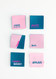 label-set-mit-aufschrift-spruch