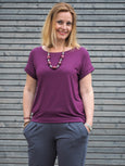 einfarbige sommer shirts für damen schnittmuster