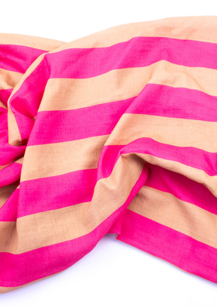 musselin-stoff-blockstreifen-pink-beige