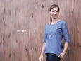 sewing Patterns for an airy Blose Shirt by Konfetti Patterns