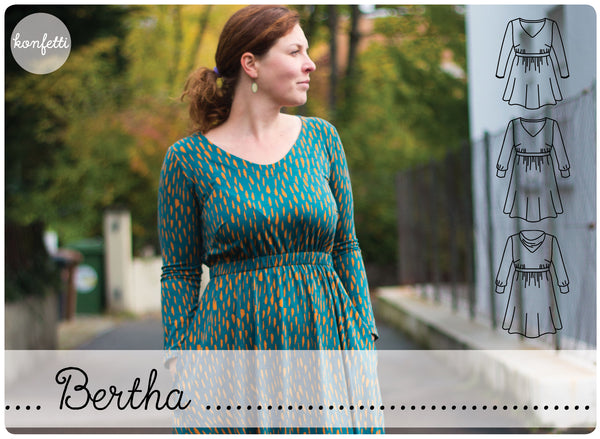 Bertha konfetti patterns