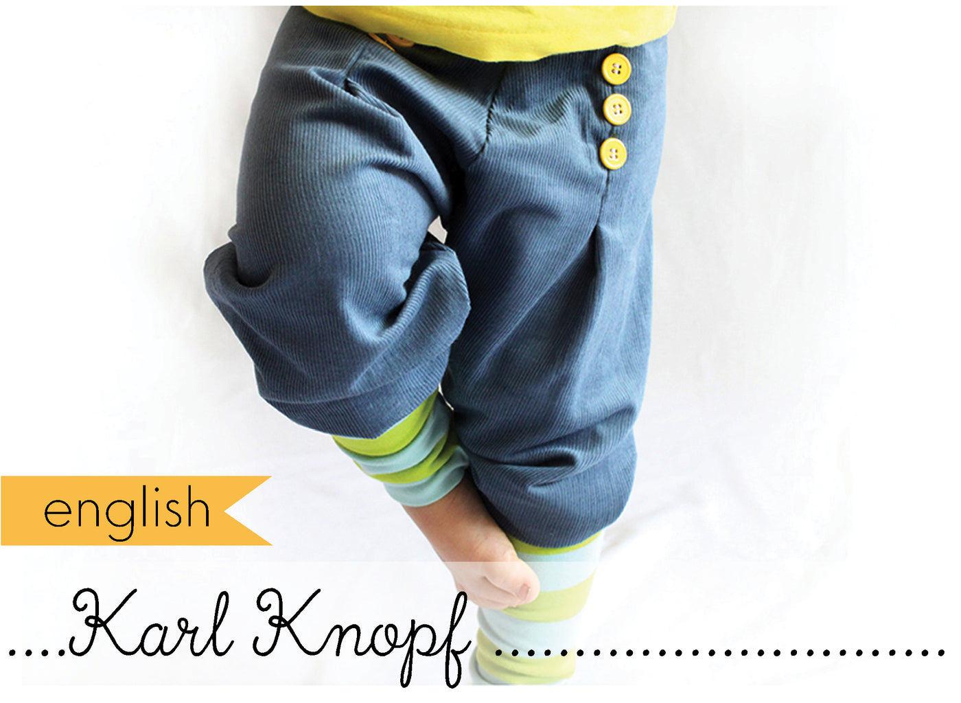 Karl Knopf  baggy trousers size english  Konfetti Patterns